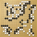 Board position at the end of game EGC 1964 - Round 3 - Game 1: Juergen Mattern vs Manfred Wimmer