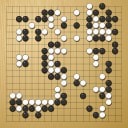 Board position at the end of game EGC 1966 - Round 1 - Game 1: Manfred Wimmer vs Juergen Mattern