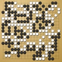 Board position at the end of game EGC 1967 - Round 7 - Game 1: Max Rebattu vs Eduard Ekart