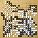 Board position at the end of game EGC 1969 - Round 1 - Game 1: Juergen Mattern vs Tony Goddard