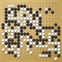 Board position at the end of game EGC 1969 - Round 4 - Game 1: Zoran Mutabzija vs Juergen Mattern