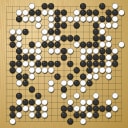Board position at the end of game EGC 1969 - Round 9 - Game 1: Juergen Mattern vs Manfred Wimmer