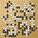 Board position at the end of game EGC 1970 - Round 5 - Game 1: Juergen Mattern vs Helmut Wiltschek