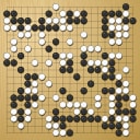Board position at the end of game EGC 1972 - Round 4 - Game 1: Max Rebattu vs Robert Rehm