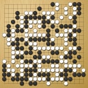 Board position at the end of game EGC 1974 - Round 6 - Game 1: Paul Prescott vs Henk de Vries