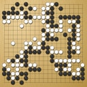 Board position at the end of game EGC 1976 - Round 4 - Game 4: Wolfgang Isele vs Robert Rehm