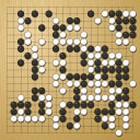 Board position at the end of game EGC 1977 - Round 1 - Game 5: Berndt Wolter vs Igor Bizjak