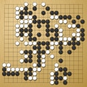 Board position at the end of game EGC 1977 - Round 1 - Game 2: Helmut Hasibeder vs Andre Moussa