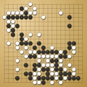 Board position at the end of game EGC 1977 - Round 6 - Game 2: Helmut Hasibeder vs Berndt Wolter