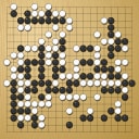 Board position at the end of game EGC 1977 - Round 8 - Game 2: Ronald Schlemper vs Berndt Wolter