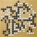 Board position at the end of game EGC 1982 - Round 6 - Game 1: Robert Rehm vs Ronald Schlemper