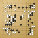 Board position at the end of game EGC 1982 - Round 9 - Game 2: Andre Moussa vs Rob Koopman