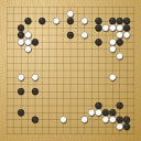 Board position at the end of game EGC 1983 - Round 1 - Game 1: Rob Koopman vs Janusz Kraszek
