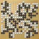Board position at the end of game EGC 1983 - Round 5 - Game 1: Terry Stacey vs Janusz Kraszek