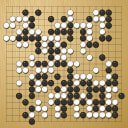 Board position at the end of game EGC 1983 - Round 6 - Game 1: Matthew Macfadyen vs Janusz Kraszek