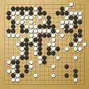 Board position at the end of game EGC 1983 - Round 8 - Game 1: Janusz Kraszek vs Pierre Colmez