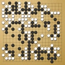 Board position at the end of game EGC 1983 - Round 9 - Game 1: Jean Michel vs Janusz Kraszek