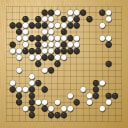 Board position at the end of game EGC 1985 - Round 1 - Game 1: Janusz Kraszek vs Michiel Eijkhout
