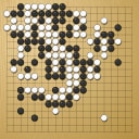 Board position at the end of game EGC 1988 - Round 1 - Game 1: Matthew Macfadyen vs Tony Claasen