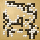 Board position at the end of game EGC 1988 - Round 3 - Game 1: Tibor Pocsai vs Ronald Schlemper