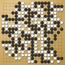 Board position at the end of game EGC 2003 - Round 1 - Game 1: Ilja Shikshin vs Alexandr Dinerstein