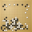 Board position at the end of game EGC 2003 - Round 7 - Game 1: Alexej Lazarev vs Bi Jang