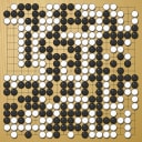 Board position at the end of game EGC 2004 - Round 1 - Game 1: Alexandr Dinerstein vs Kwang-sun Yun