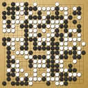 Board position at the end of game EGC 2004 - Round 4 - Game 2: Kibong Lee vs Catalin Taranu
