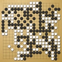 Board position at the end of game EGC 2004 - Round 5 - Game 1: Catalin Taranu vs Hong-pok Yi