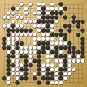 Board position at the end of game EGC 2005 - Round 9 - Game 1: Chong-uk Pak vs Tong-ch`an Kim