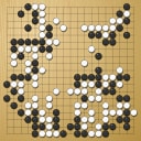 Board position at the end of game EGC 2010 - Round 8 - Game 1: Ilja Shikshin vs Cristian Pop