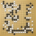 Board position at the end of game EGC 2015 - Round 2 - Game 1: Viktor Lin vs Ilja Shikshin