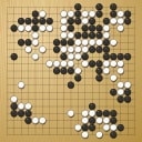 Board position at the end of game EGC 2017 - Round 2 - Game 4: Ali Jabarin vs Cristian Pop