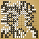 Board position at the end of game EGC 2017 - Round 3 - Game 2: Ali Jabarin vs Mateusz Surma