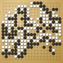 Board position at the end of game EGC 2017 - Round 4 - Game 3: Ali Jabarin vs Alexandr Dinerstein