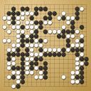 Board position at the end of game EGC 2017 - Round 7 - Game 1: Ilja Shikshin vs Mateusz Surma