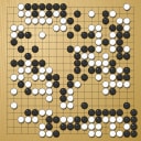 Board position at the end of game EGC 2018 - Round 1 - Game 3: Cornel Burzo vs Tanguy Le Calve