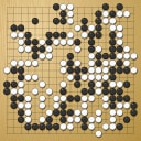 Board position at the end of game EGC 2018 - Round 2 - Game 3: Matias Pankoke vs Cornel Burzo