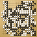 Board position at the end of game EGC 2018 - Round 2 - Game 1: Rob van Zeijst vs Pavol Lisy