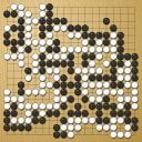 Board position at the end of game EGC 2018 - Round 3 - Game 2: Ali Jabarin vs Mateusz Surma