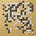 Board position at the end of game EGC 2018 - Round 3 - Game 1: Ilja Shikshin vs Stanislaw Frejlak