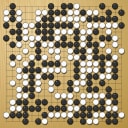 Board position at the end of game EGC 2018 - Round 8 - Game 2: Ali Jabarin vs Mateusz Surma