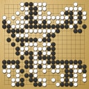 Board position at the end of game EGC 2019 - Round 1 - Game 2: Artem Kachanovskyi vs Johannes Obenaus