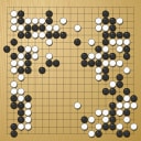 Board position at the end of game EGC 2019 - Round 1 - Game 4: Mateusz Surma vs Elian Ioan Grigoriu