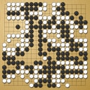 Board position at the end of game EGC 2019 - Round 3 - Game 4: Lucas Neirynck vs Jonas Welticke