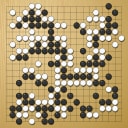 Board position at the end of game EGC 2019 - Round 5 - Game 4: Jonas Welticke vs Ali Jabarin