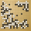 Board position at the end of game EGC 2019 - Round 6 - Game 3: Ali Jabarin vs Lukas Podpera