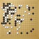 Board position at the end of game EGC 2020 - Round 1 - Game 5: Matias Pankoke vs Amir Fragman