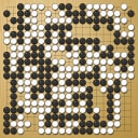 Board position at the end of game EGC 2020 - Round 2 - Game 5: Lucas Neirynck vs Alexandr Dinerstein