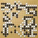 Board position at the end of game EGC 2020 - Round 3 - Game 5: Lucas Neirynck vs Andrii Kravets